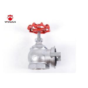 Quality Water Releasing Fire Fighting Landing Valve Chrome Plated 2.5&quot; Right Angle for sale