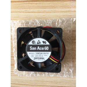 109P0612H701 60x15mm 12V Tachometer Sanyo Denki DC Motor Fan