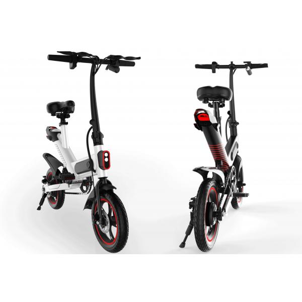 Intelligent Folding Electric Bicycle 36V 6AH Battery Environmentally Friendly