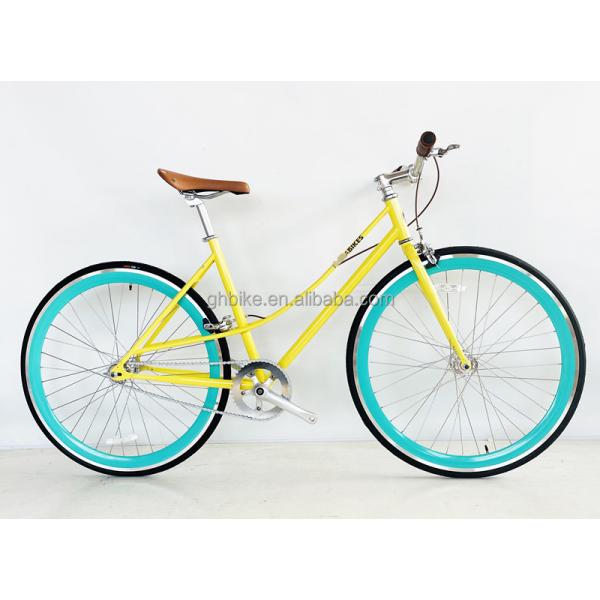 Ride in Style Men's Vintage Single Speed Bicycle with Steel Fork and Kenda 700C Tires