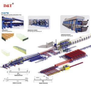 Eps Polyurethane PU Foam Sandwich Wall Panel Making Machine Continuous PU/PUR