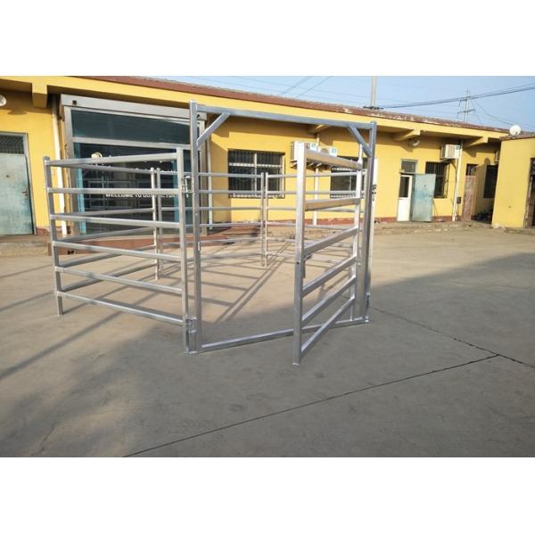 Australia Standard Steel Cattle Fence , Galvanized Horse Fence Panels With 5 / 6