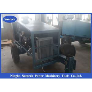 Overhead Line 300KN Wire Puller Machiner , Hydraulic Pulling And Mounting