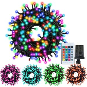Quality 32ft Multi Color Garland 100V Christmas Lights 200 LED Waterproof Extendable for sale