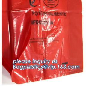 Medical Biodegradable Autoclavable Biohazard Bags Pocket Biohazardous Healthcare