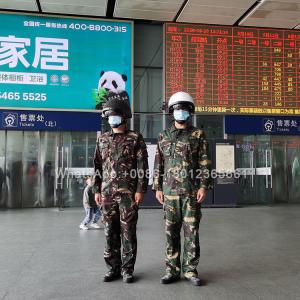 Airports Real Time Smart Temperature Measuring Helmet