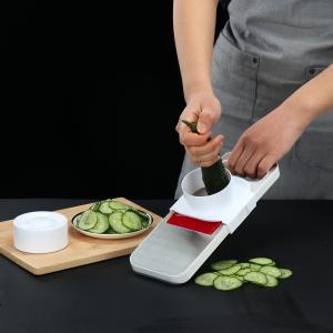 Manual Household Hand Held Vegetable Mandoline Slicer With Stainless Steel