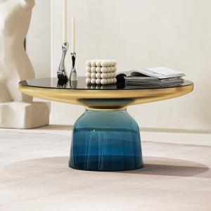 Living Room Glass Table Top Coffee Table Elegant Design