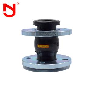 Axial Expansion Joint SBR Anti - Vibration Single Sphere Flange Flexible Rubber