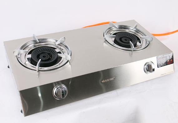 Fierce gas cooker kitchen desktop stainless steel natural gas liquefied gas double-burner stove