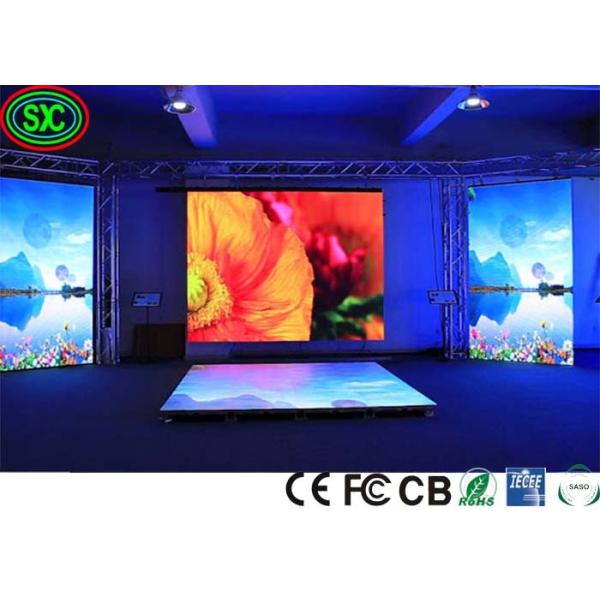 6500cd/sqm SMD3535 6MM Pixels Stage LED Screens For Advertising