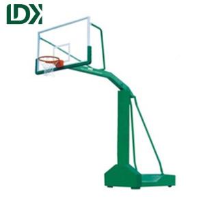 Outdoor School Court Basketball Stand Basketball Hoop Tempered Glass Backboard