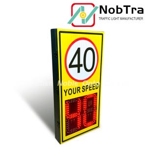 Effective Speed Limit Enforcement Radar Aware Speed Signs with Detection Range