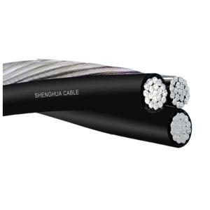 Professional Aerial Bunched Cables , Aerial Electrical Cable ABC-AAAC Triplex