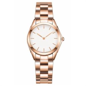 China Quartz Movement Women Stainless Steel Watches 40mm Electroplating Case on sale
