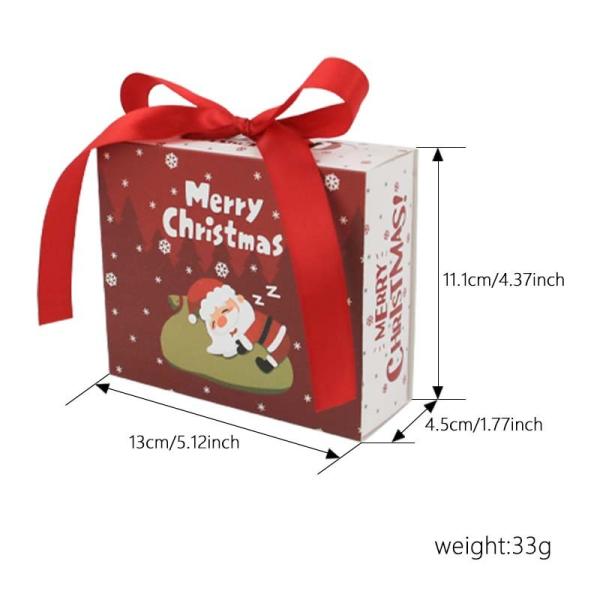 Custom 2025 Merry Christmas Gift Box Personalized Holiday Packaging for Corporate Gifts Festive Decorations