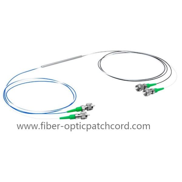 980/1550 WDM PM Miniaturized Single Mode Fiber Optic Patch Cord 2*2 Coupler FC/APC Connectors