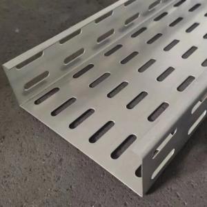 Wall Mount Industrial Cable Tray With Galvanized Coating Surface Protection
