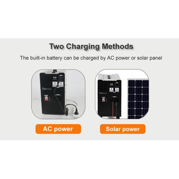 3KW Portable Solar Power System 220V/50Hz With Lithium Battery