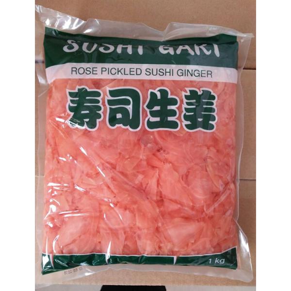 Water Preservation Process Sweet Pickled Sushi Ginger in Bulk for Japanese Delicacies