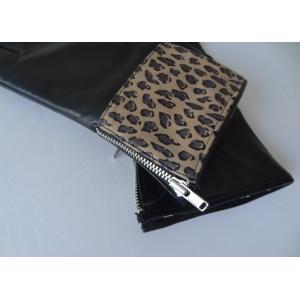 soft fashion classical genuine sheepskin lamb skin leather women gloves