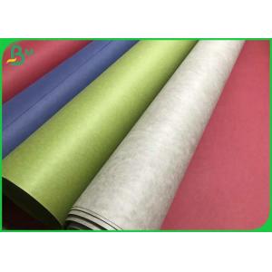 Water Proof Eco Material Blue / Gray Colour Washable Kraft Paper Roll For Bags