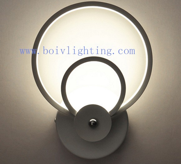 Wall Lamp Black Acrylic Iron Aluminum Crative Corrior Lamp