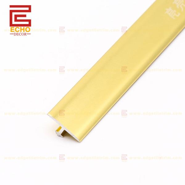 Buy Anodised Aluminum Tile Trim T Channel Tile Edging Strip For Tiles at wholesale prices