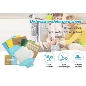 Disposable Dish Washing Sheets Custom Eco Friendly Dishwasher Sheets