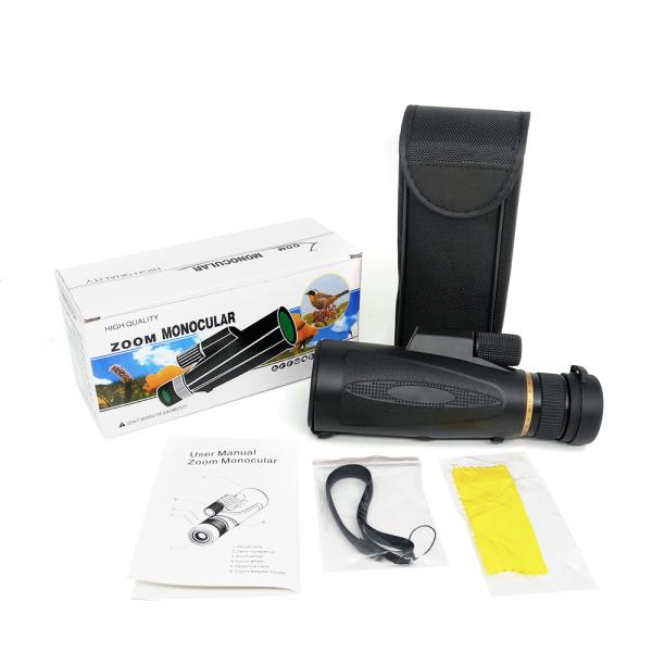 10-32X50 Zoom Monocular Telescope High Powered With Smartphone Holder & Tripod