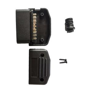 Automotive OBD2 Plug Adapter Practical with Gold Plated Male Plug