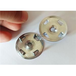 China 1-1/4 4-Claw Metal Fixing Washers For Gypsum Board Extruded Plate Insulation Thermalboard Fixed Backer Boards on sale