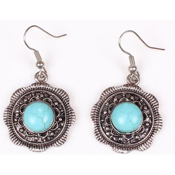 Tibetan silver turquoise retro series, jewelry suit