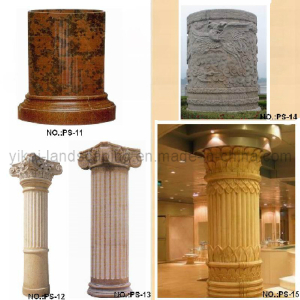 Quality Edit Stone Marble Pillar Granite Columns for Construction for sale