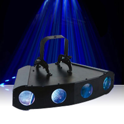 LED 4 head flash light stage effect dmx sounds lights 108pcs 5mm high brightness