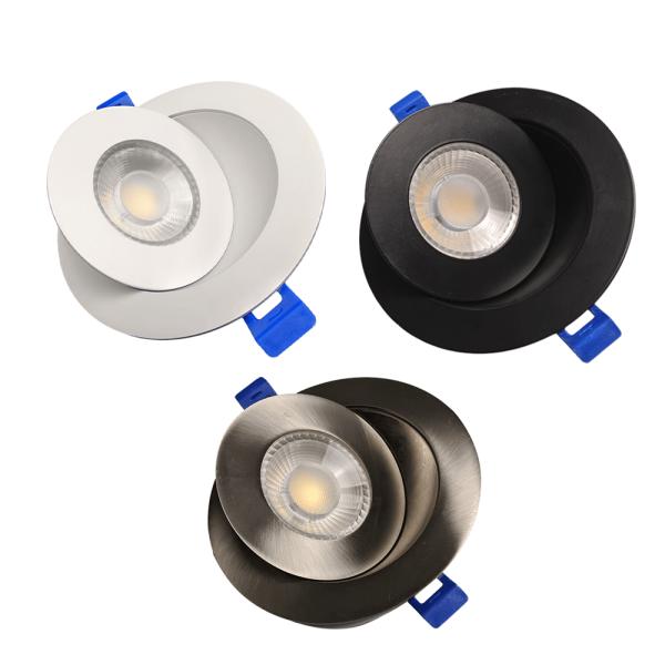 Gimbal Smart Dimmable LED Downlights 4 Inch 5CCT Eyeball Type