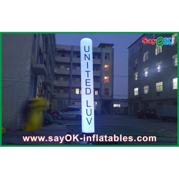 White Portable Inflatable Lighting Decoration For Rental Business