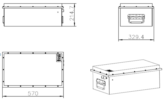 Top Grade Lifepo4 Prismatic Cells 48V 80A Quick Charge Mode For Electric Tricycle