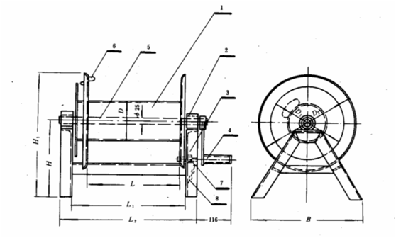 Manual Operate Bond Cable Reel CB*875-78