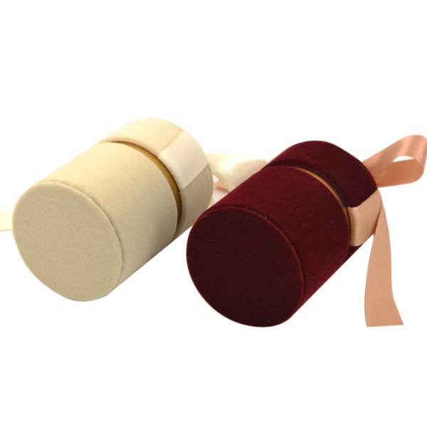 Customized end Cylinder Gift Box Packaging for Preserved Rose Flower Arrangements