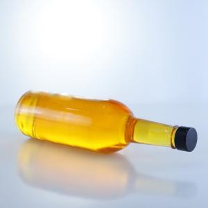 750ml Glass Liquor Bottle for Whisky Gin Rum Vodka Custom Shape Screw Cap