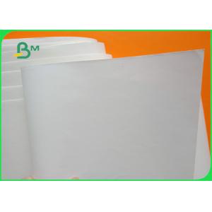 40 - 80 GSM Food Grade Paper Roll White / Brown Color Grease Proof