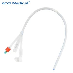 Disposable Urinary Catheter 2-way/3-way Silicone Coated Catheter Medical Latex