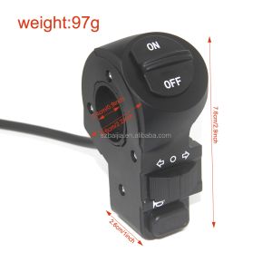 Accessories for Electric Scooters Turn Signals On/Off Horn Push Button Light