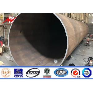 High Strength Polygon Galvanized Steel Pole 33kv 110kv 132kv 230kv 380kv 400kv