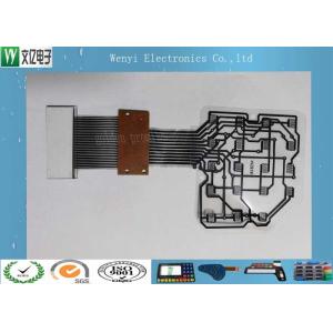 Customized PET Flex Circuit Cable 14 Pin Connector Three Layers Two Sides ESD