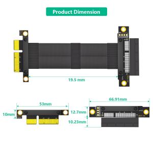 Flexible Data Transfer Solution PCI Express 4X Extension Cable