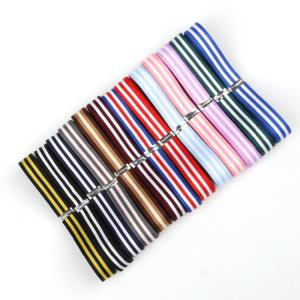New 100% Polyester Woven Jacquard Pattern Sewing Accessories Printed Stripe