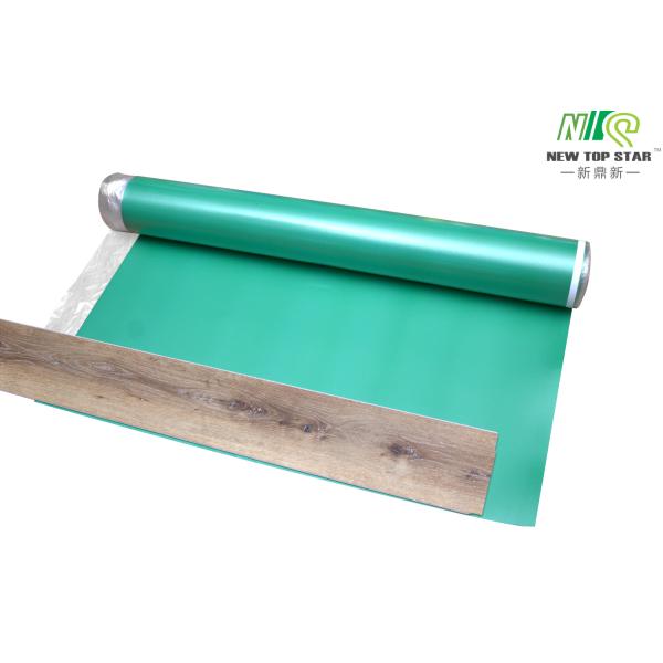 Odorless Moisture Resistant Underlayment , Green IXPE Floor Tile Plastic Underlayment