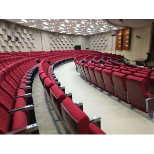 Cushion Folding Theater Seats With Strong Aluminum Feet / Audience Seating